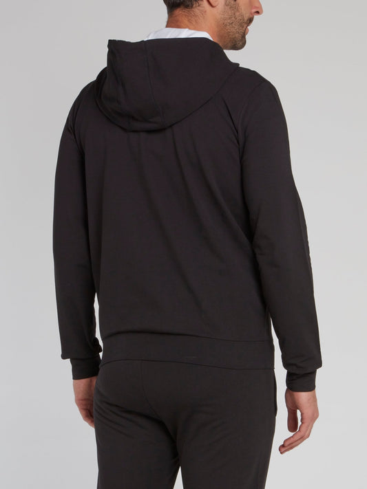 Черная толстовка с капюшоном Sport Icon