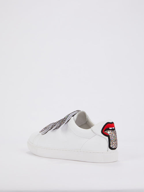 Edith Glitter Multi-Strap Sneakers