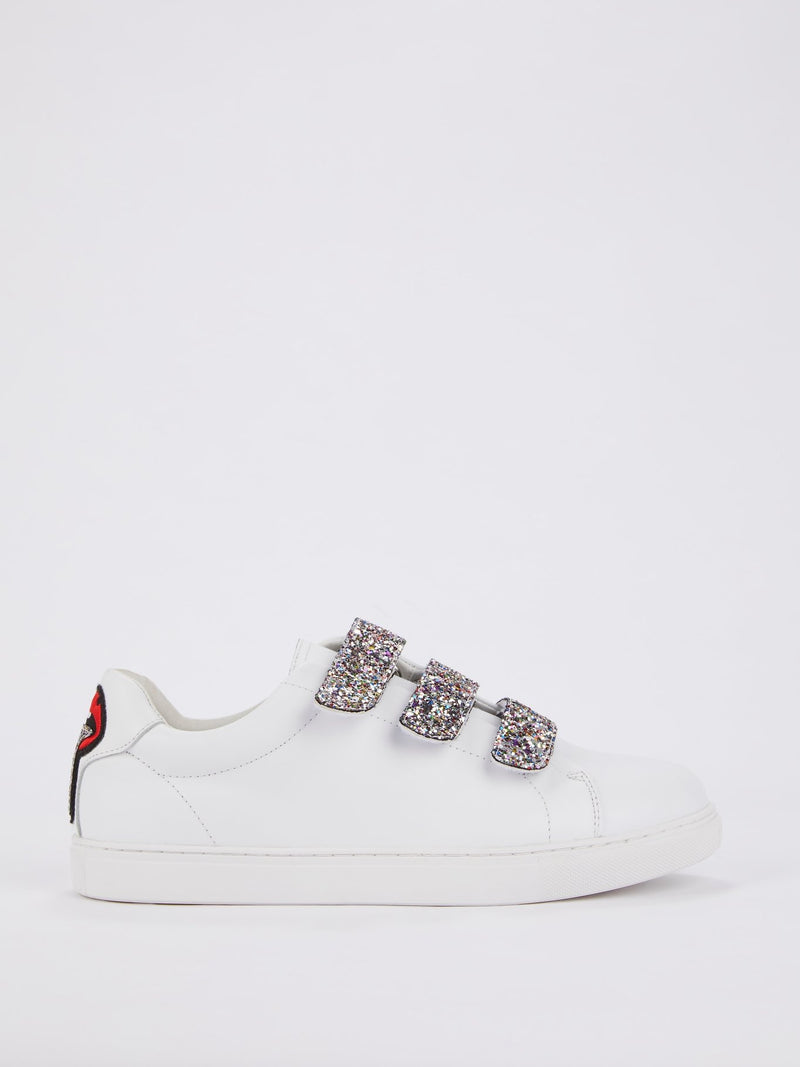 Edith Glitter Multi-Strap Sneakers