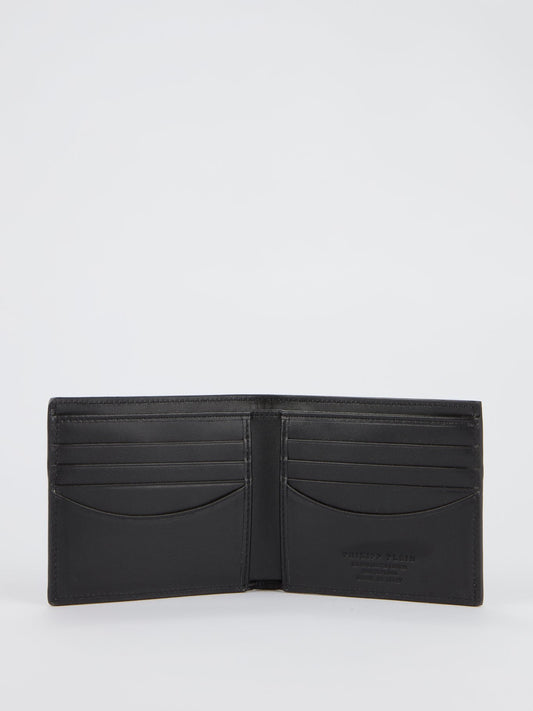 Черное портмоне со звездами