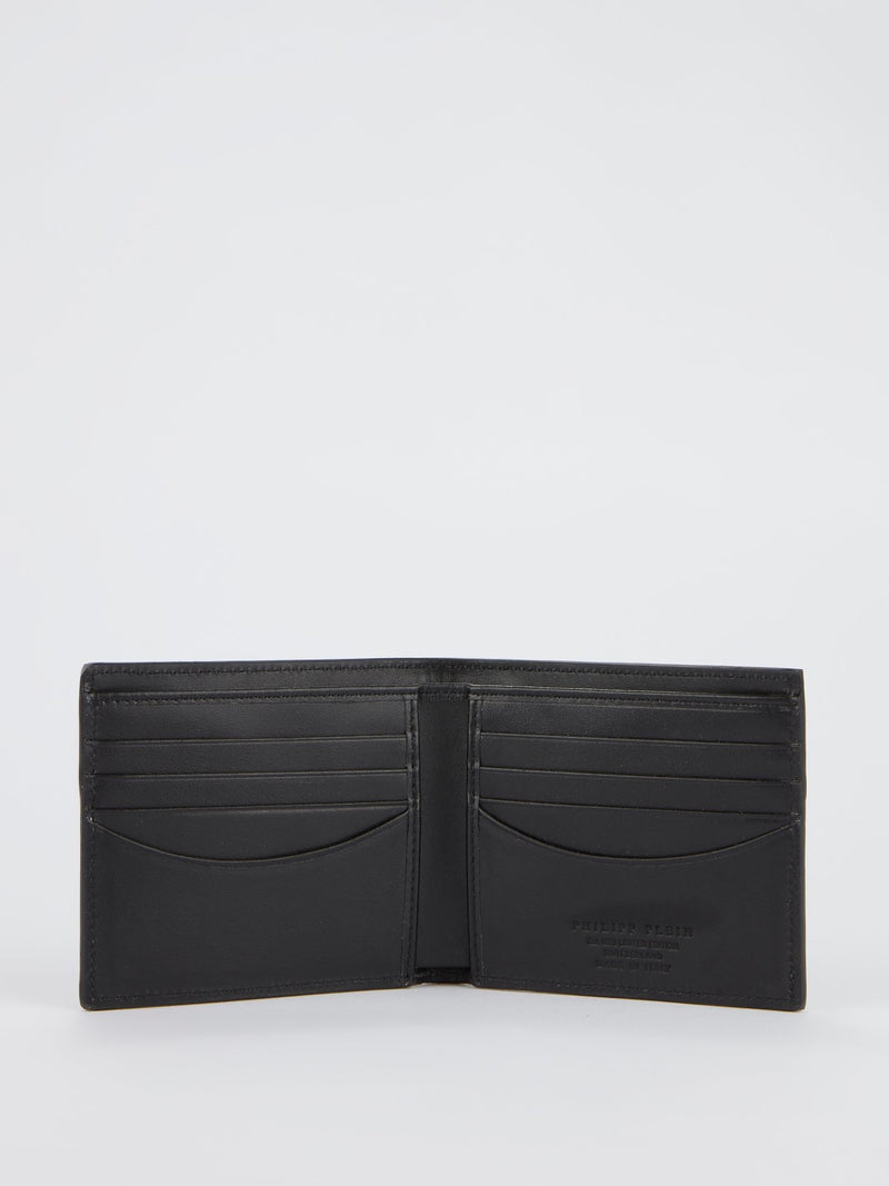 Черное портмоне со звездами