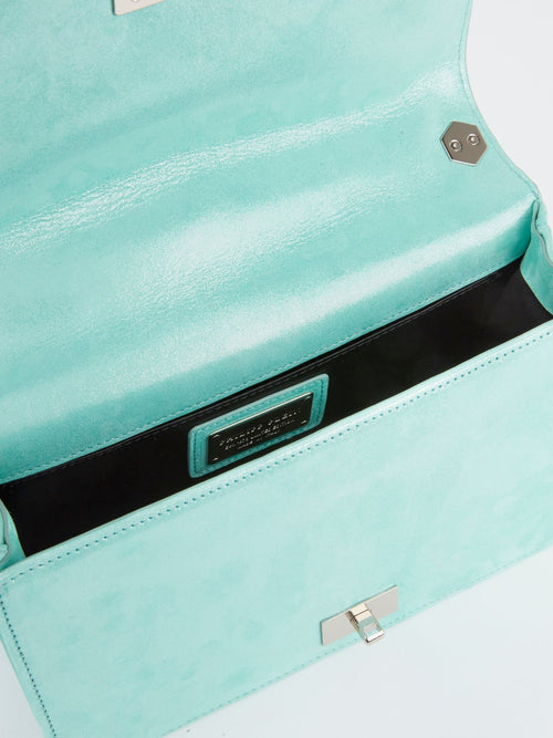 Стеганая кожаная сумка на плечо