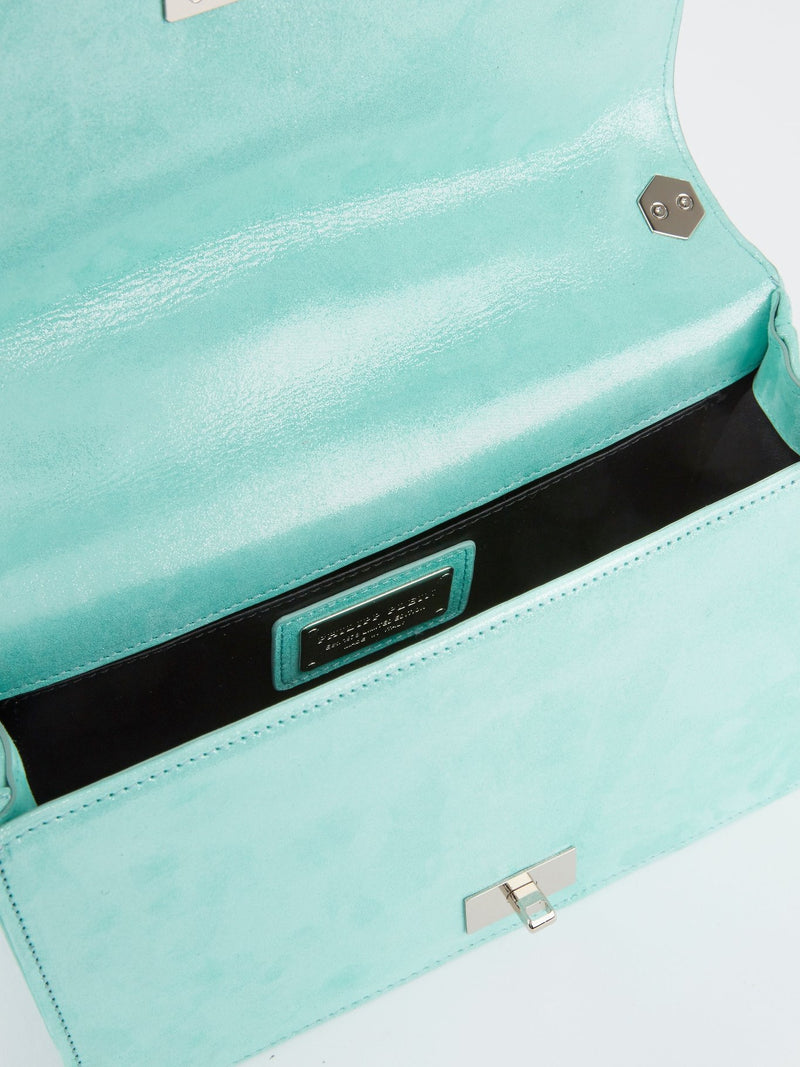 Стеганая кожаная сумка на плечо