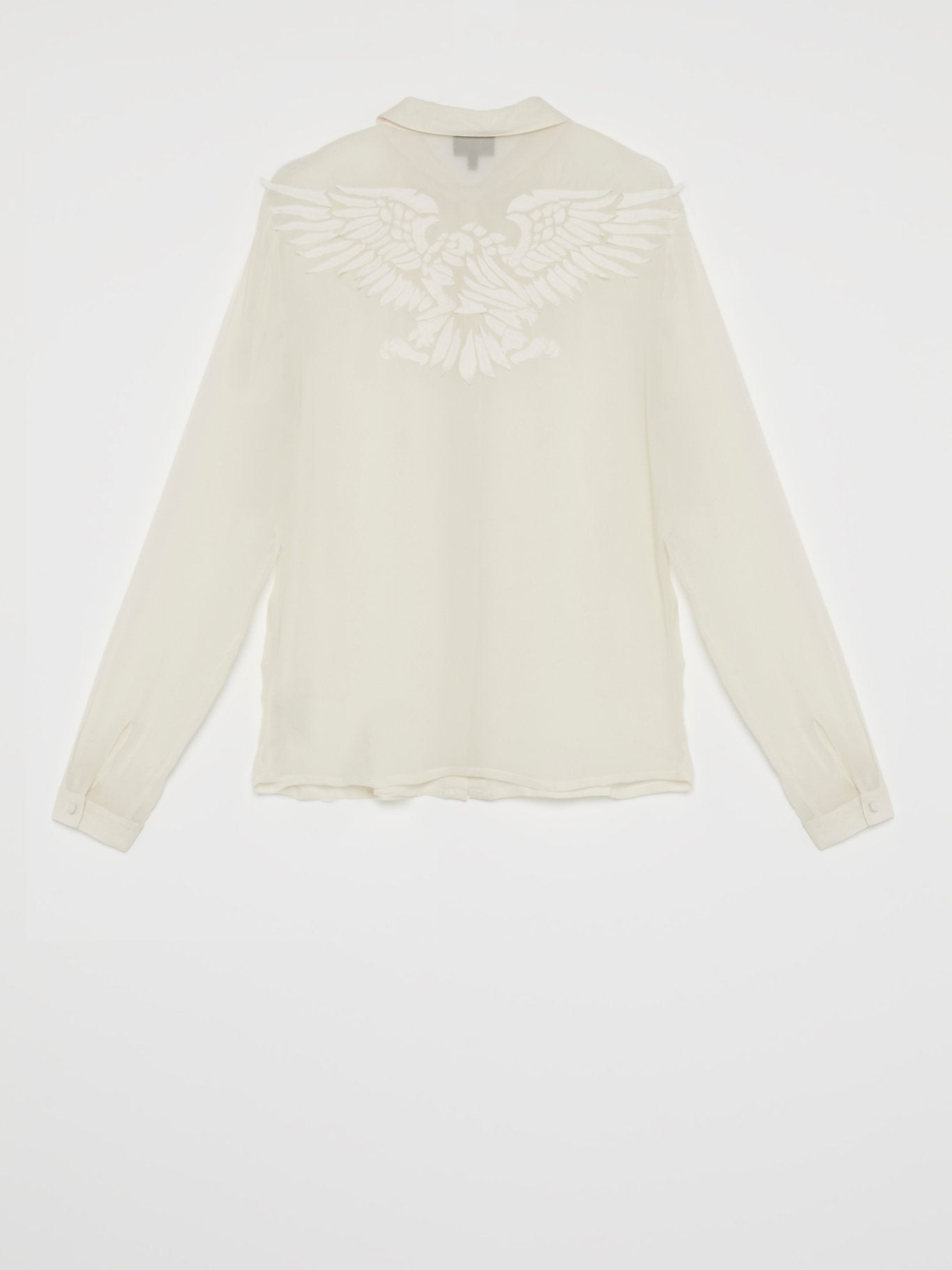 White Eagle Print Shirt