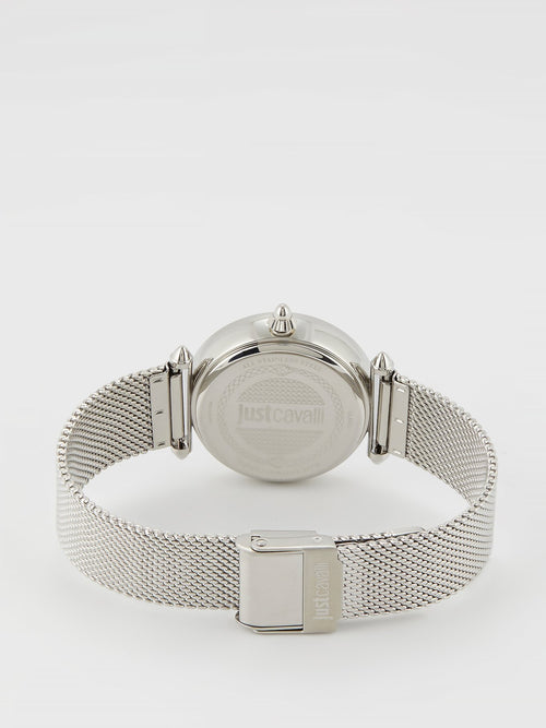 Orma Leopard Dial Siver Watch