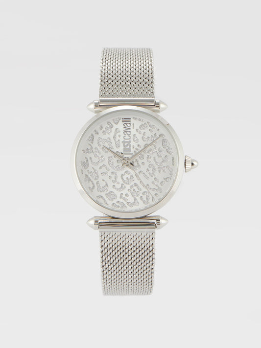 Orma Leopard Dial Siver Watch
