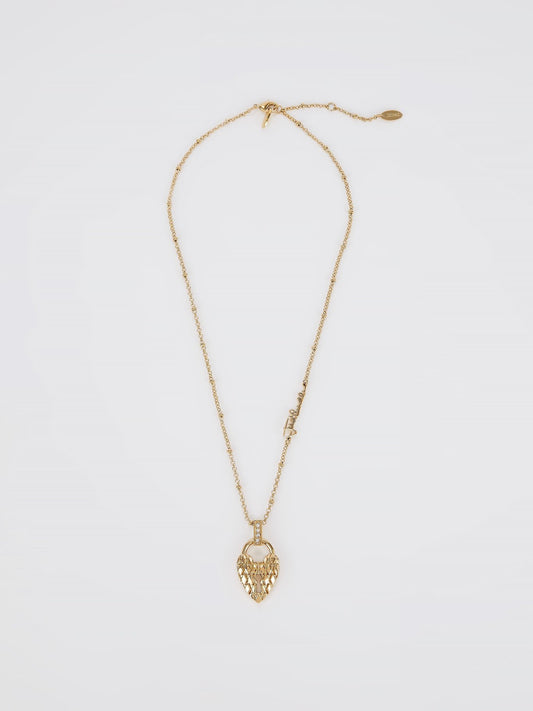 Gold Heart Pendant Necklace