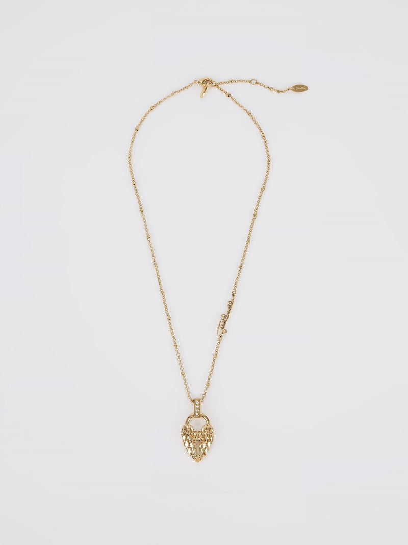 Gold Heart Pendant Necklace