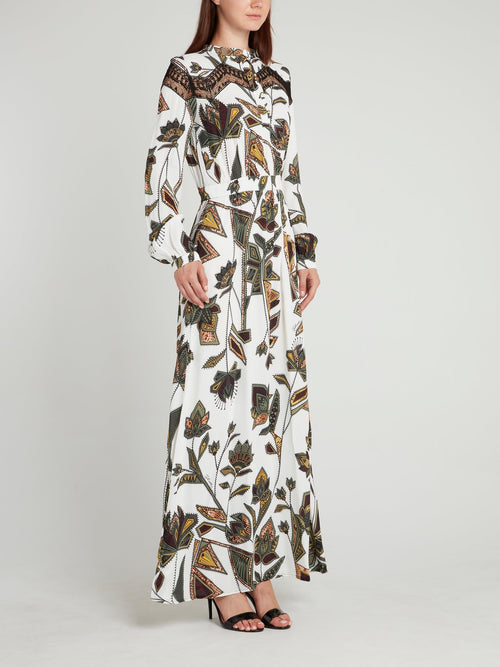 Платье с рукавами 