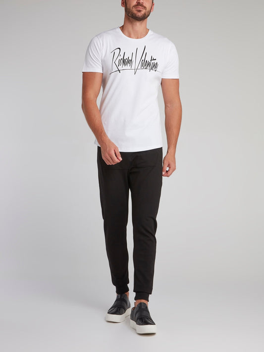 Black Front Pocket Track Pants