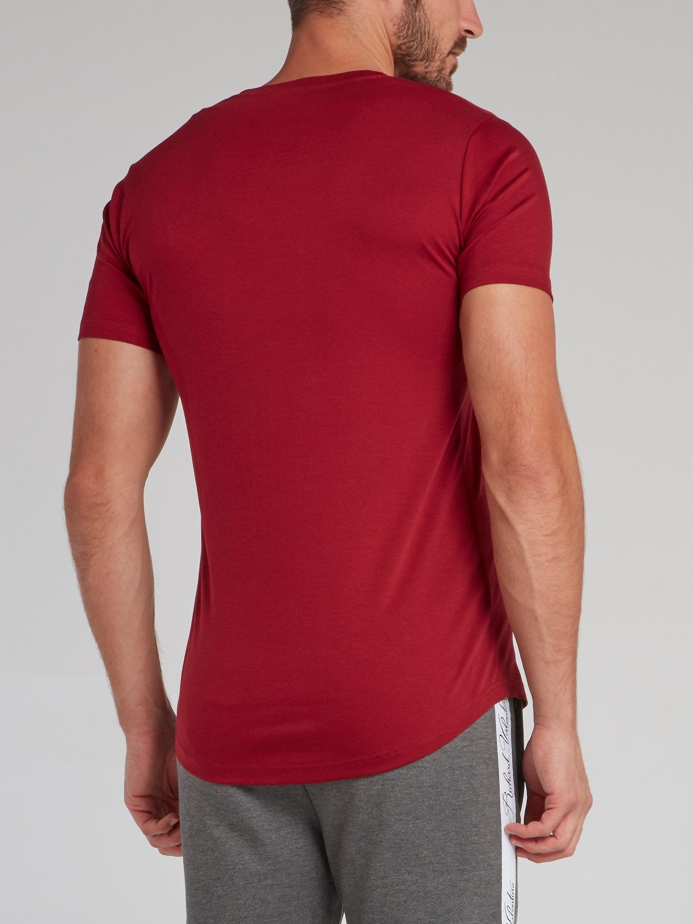 Stonebridge Red Appliquéd Crewneck T-Shirt