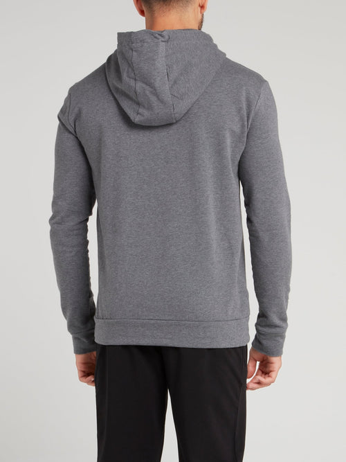 Серое худи с логотипом Sport