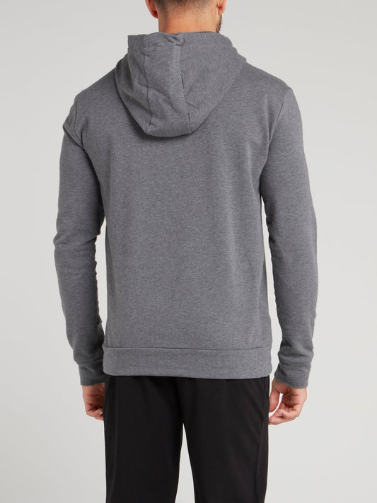 Серое худи с логотипом Sport