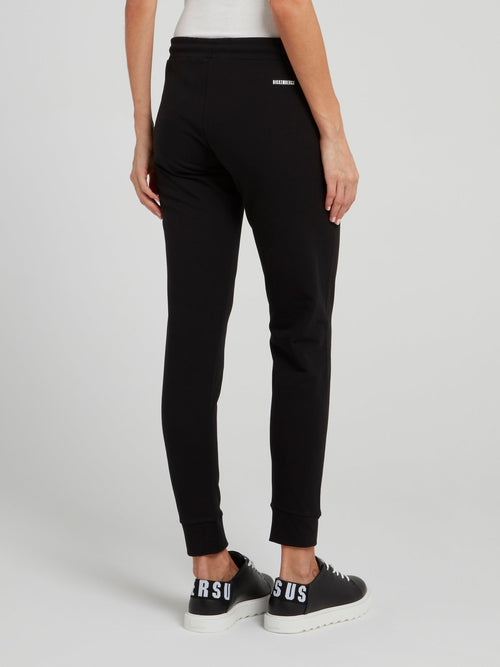 Черные брюки из флиса