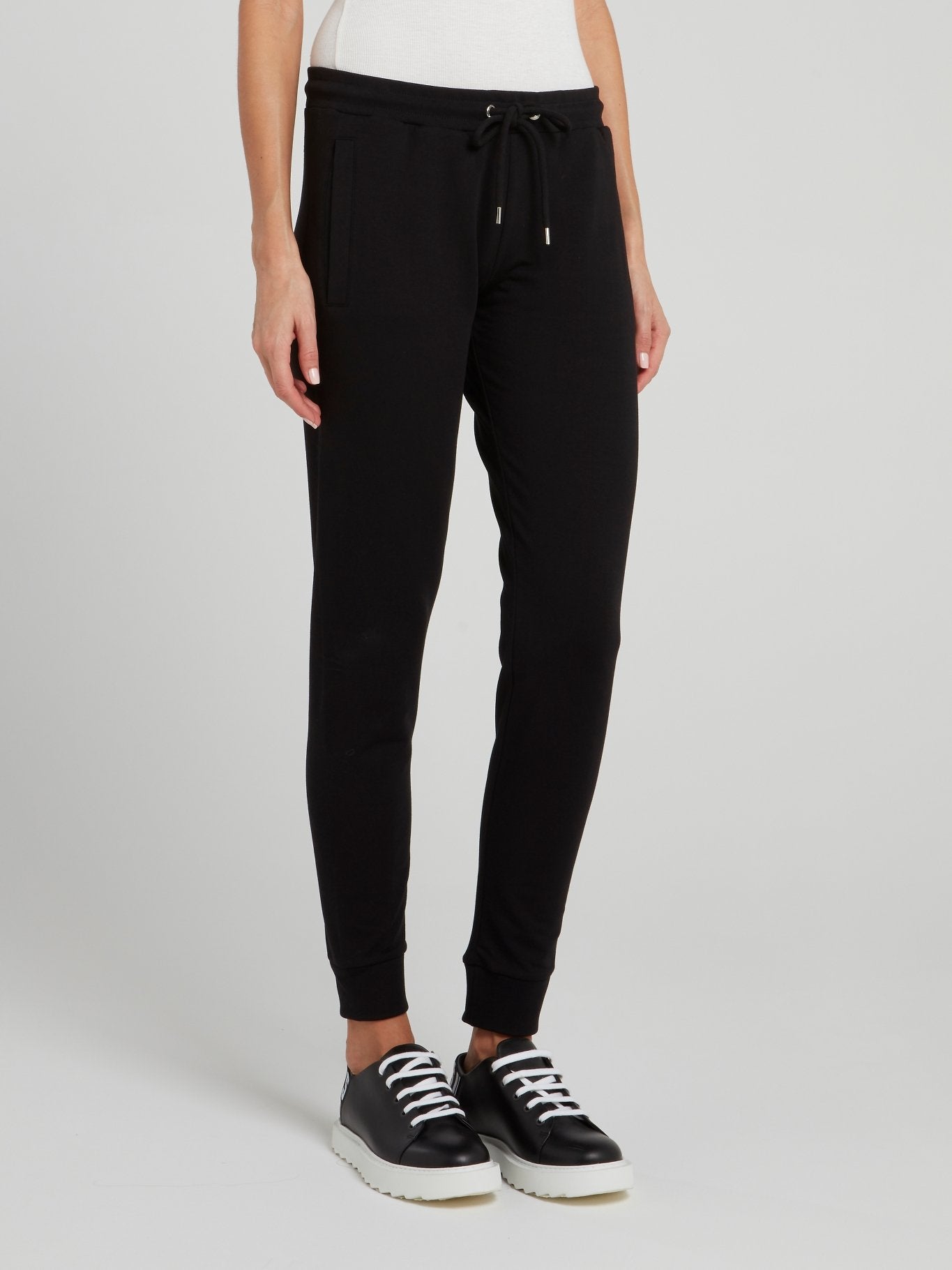 Черные брюки из флиса