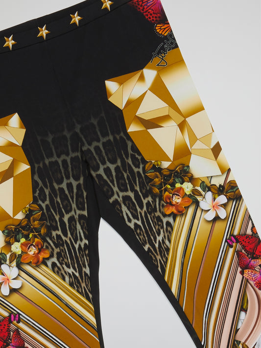 Butterfly Print Leggings