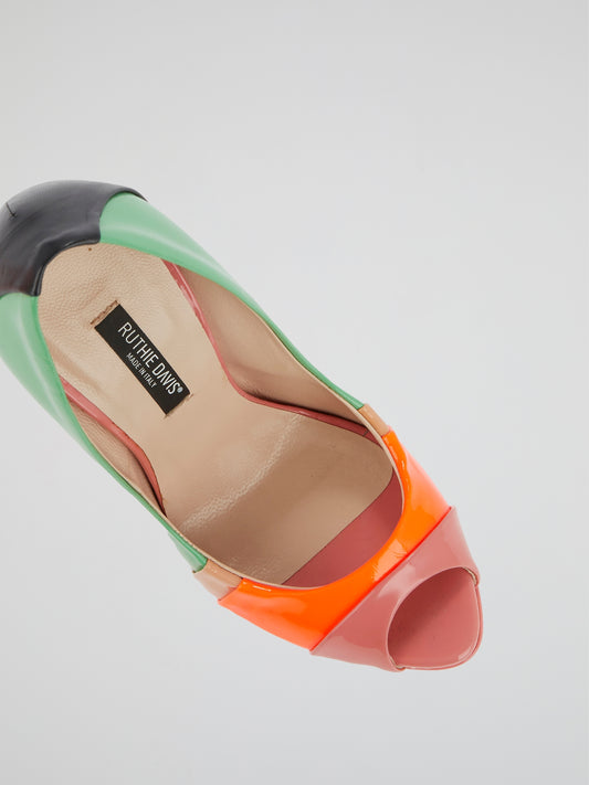 Delray Colour Block Stilettos