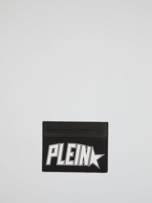 Plein Star Black Card Holder