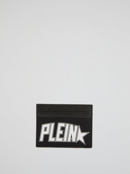 Plein Star Black Card Holder