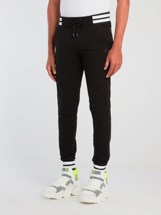 Contrast Stripe Trim Sweatpants