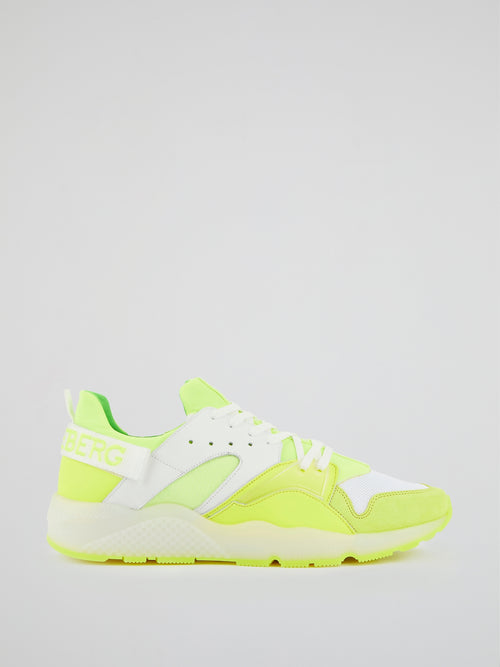 Neon Yellow Low Top Sneakers