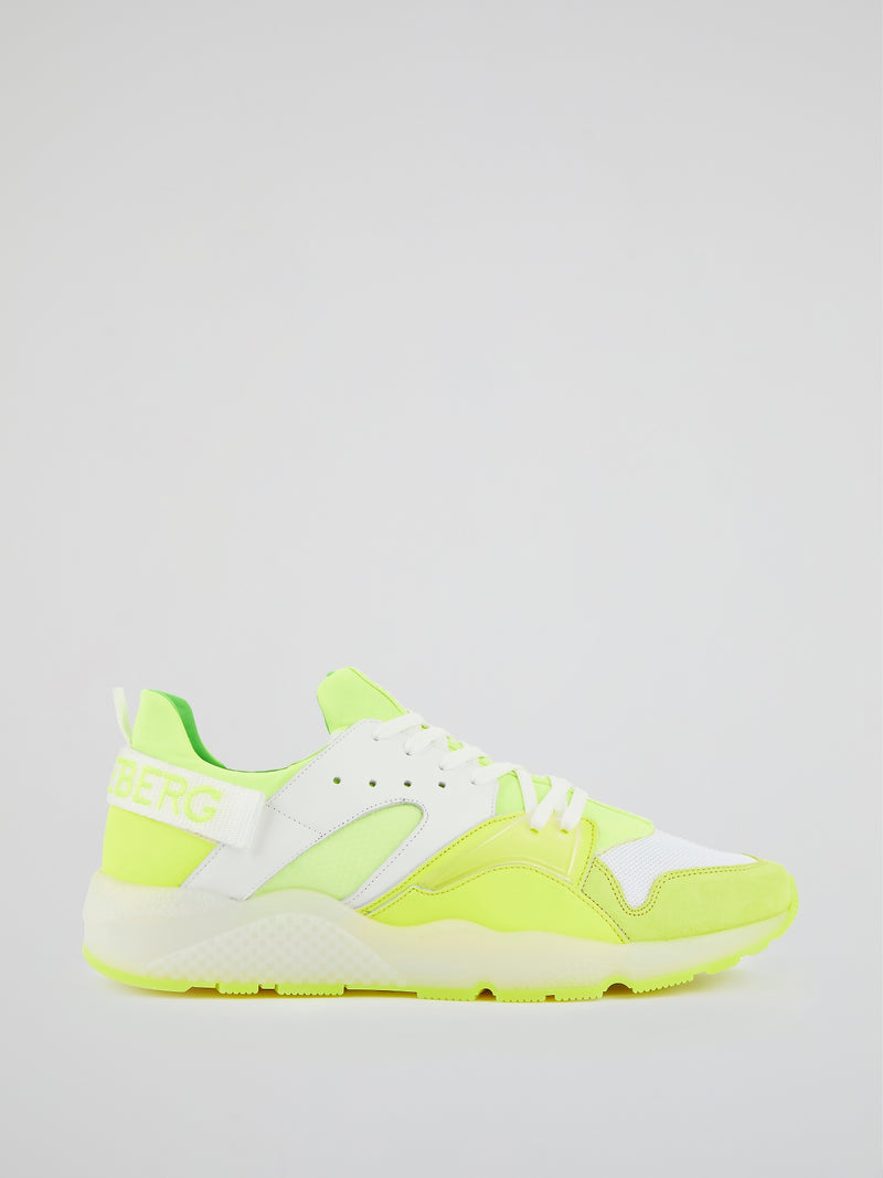Neon Yellow Low Top Sneakers