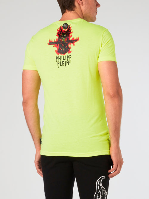 SS Graffiti Neon Printed T-Shirt