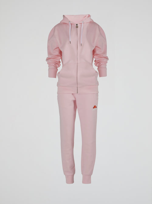 Daje FZ Pink Hooded Sweatshirt