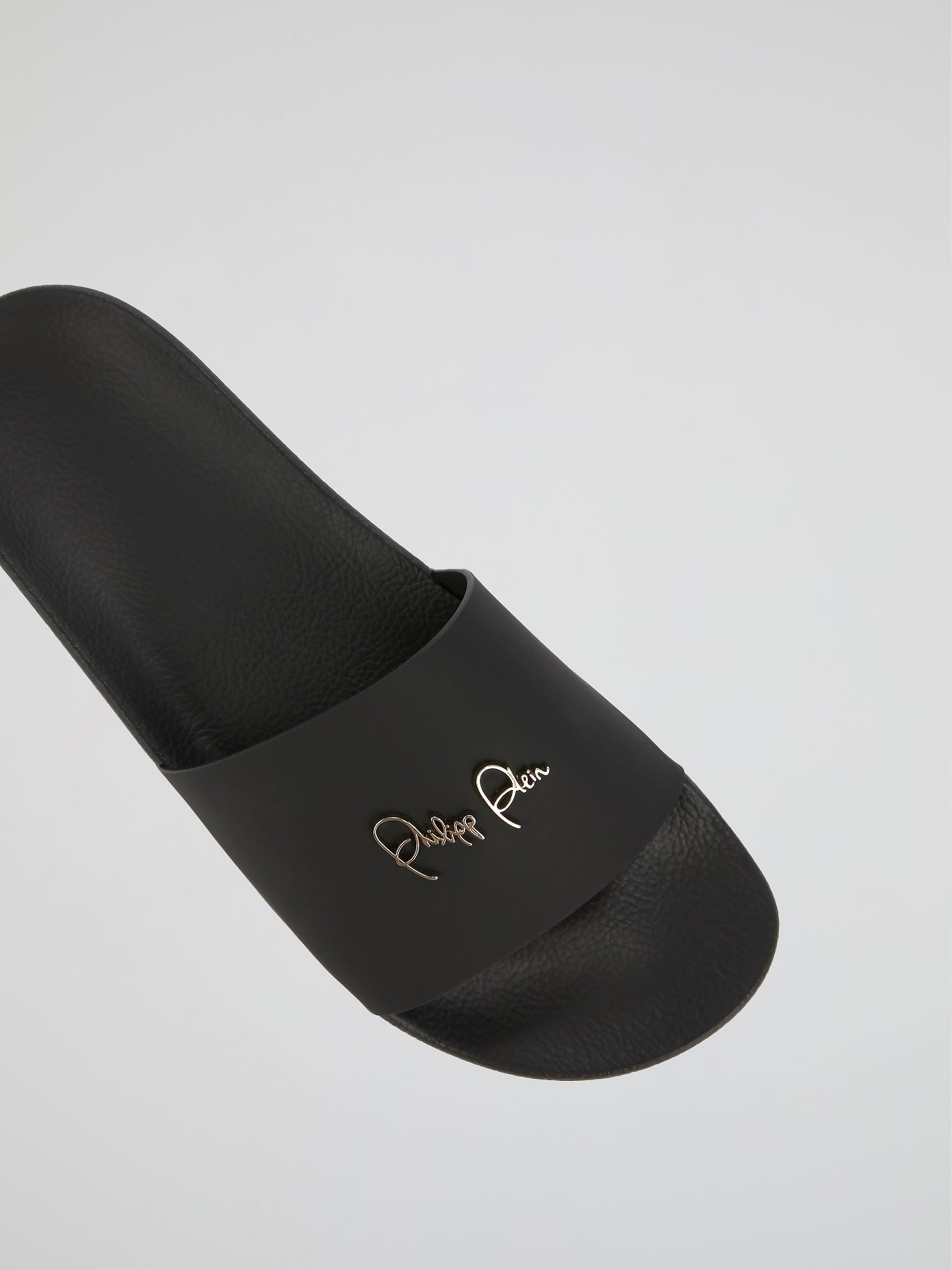 Black Signature Logo Sandals