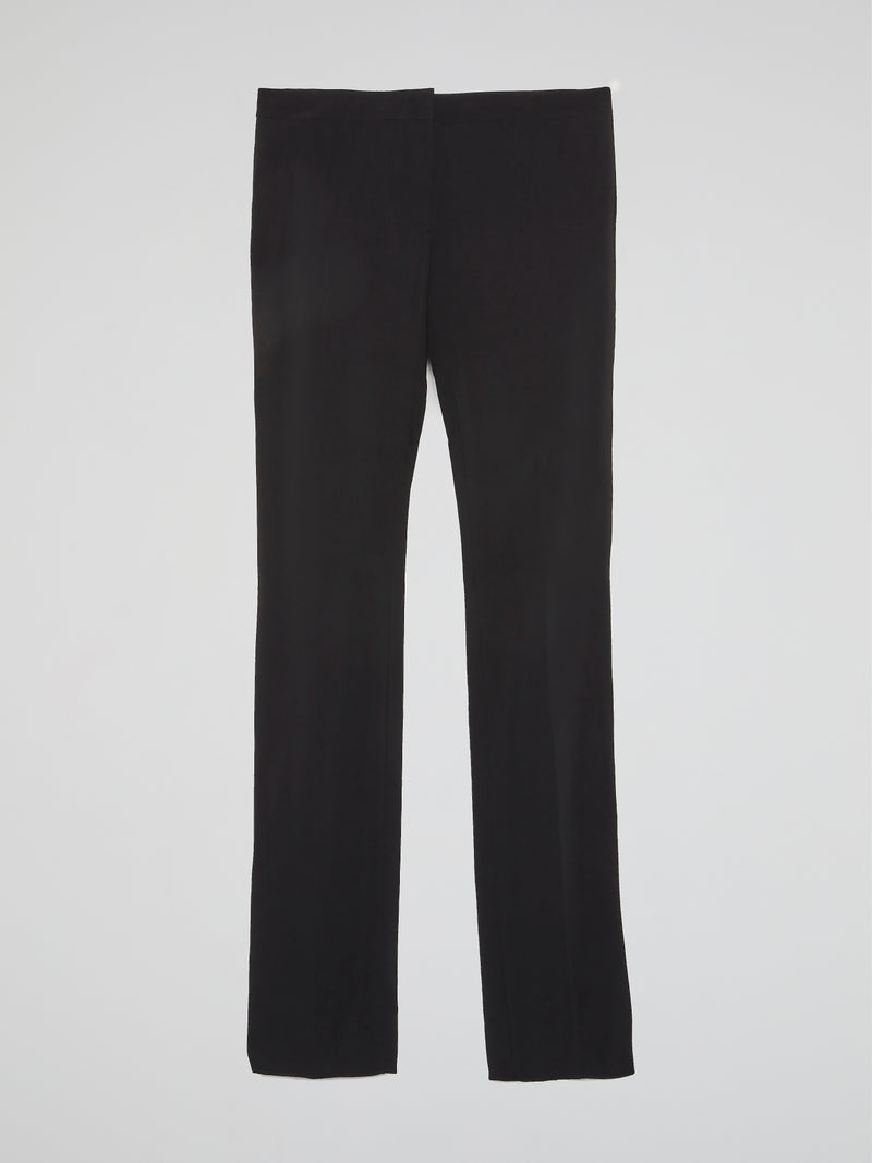 Black Straight Cut Pants