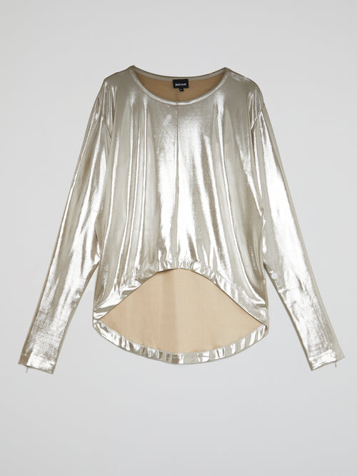 Gold High-Low Swing Top
