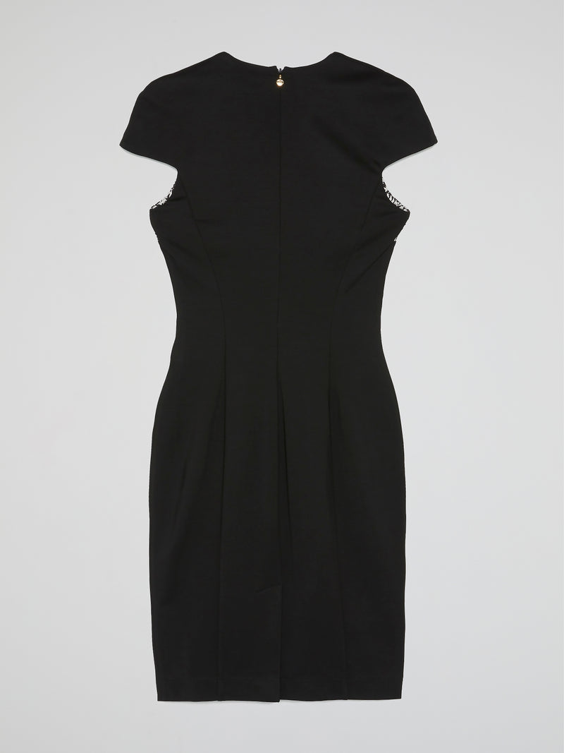 Black Cut Out Mini Dress