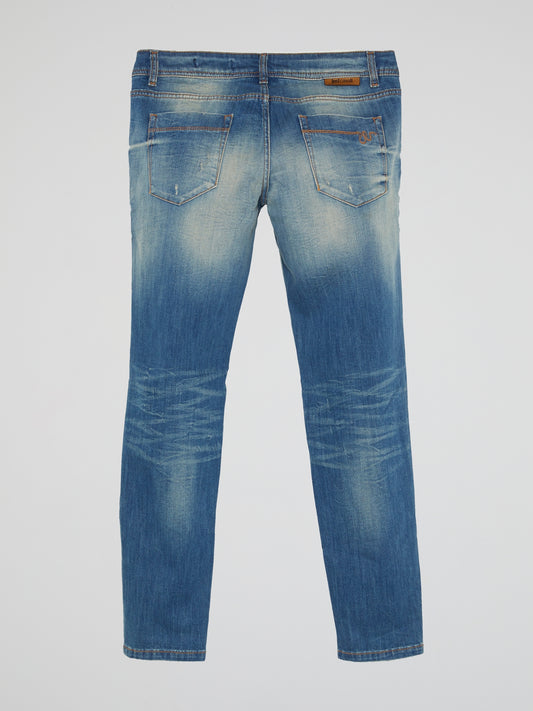 Blue Acid Fade Jeans