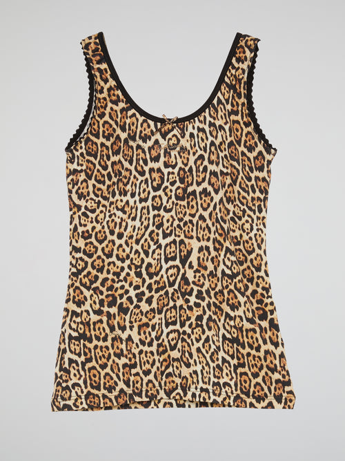 Leopard Print Tank Top
