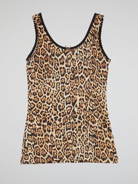 Leopard Print Tank Top