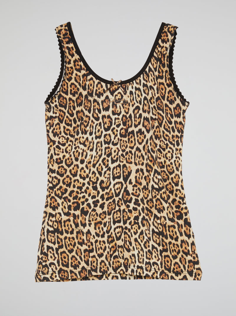 Leopard Print Tank Top