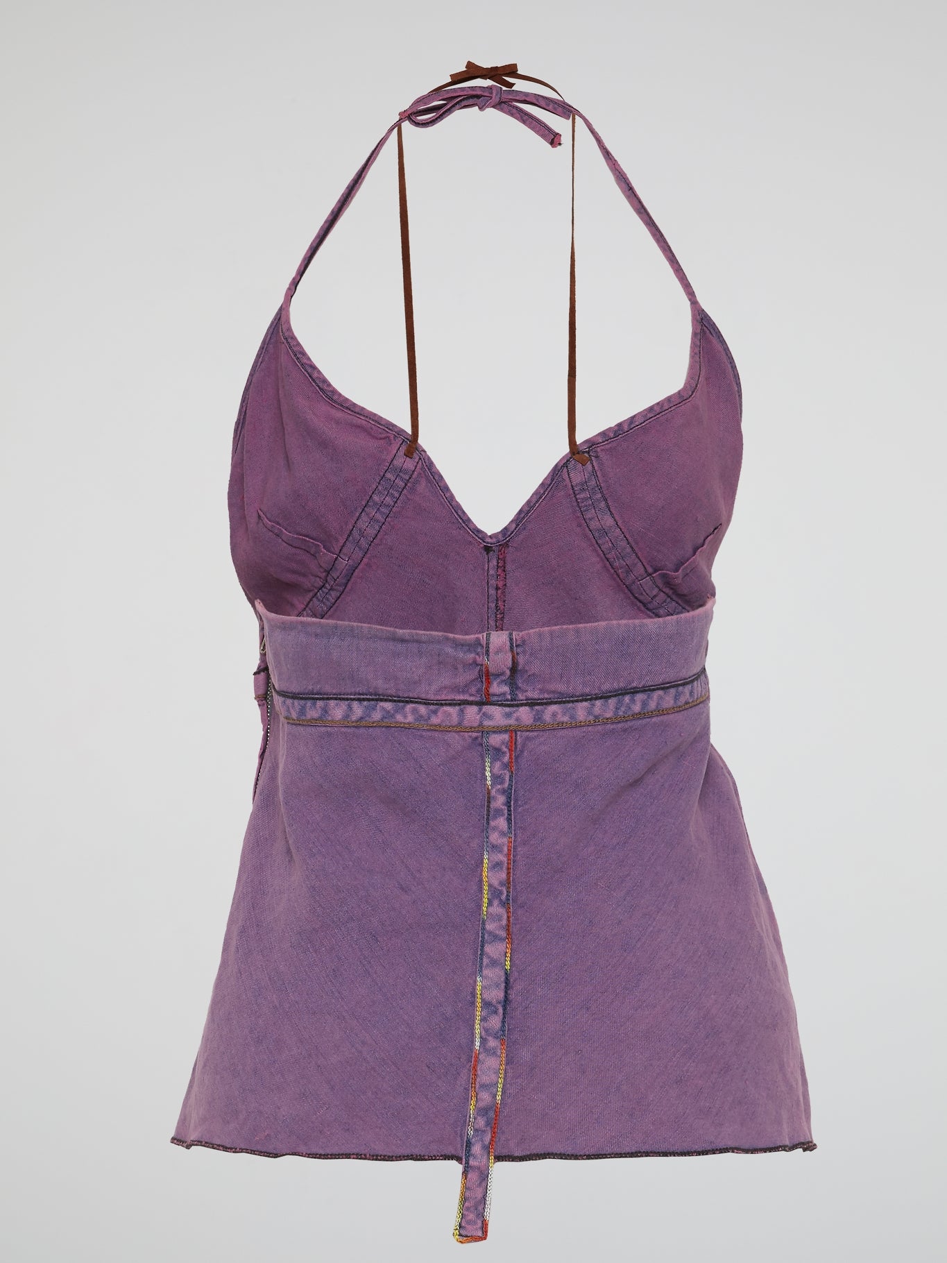 Purple Halter Neck Top