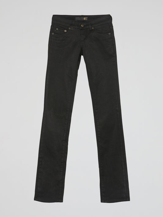 Black Straight Leg Jeans