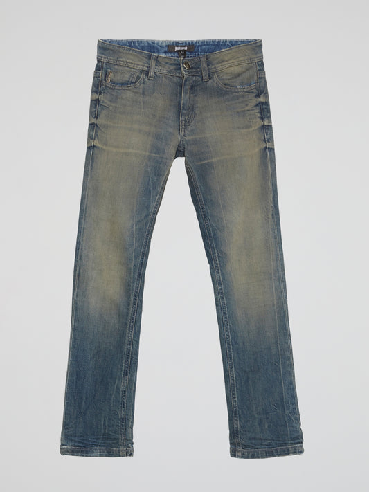 Rustic Straight Cut Jeans