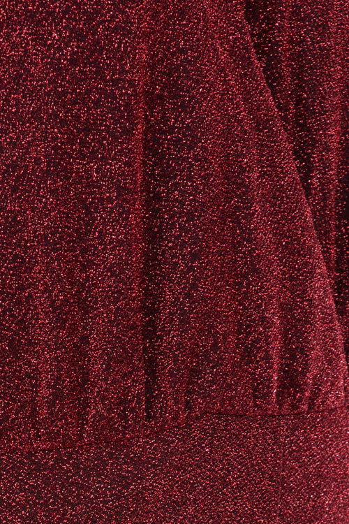 Burgundy Zip Back Surplice Overall