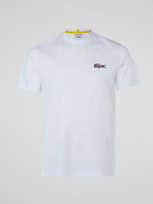 White Logo Crewneck T-Shirt