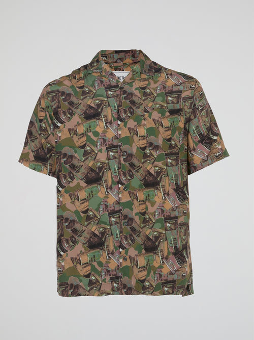 Camo Button Up Shirt