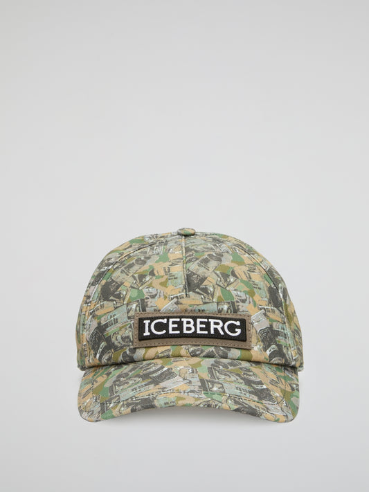 Multicolour Graffiti Design Camo Cap (Adjustable)