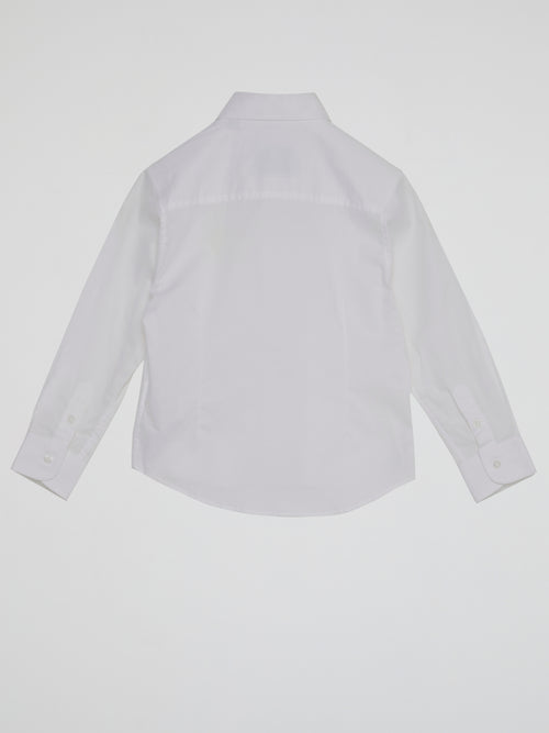 White Long Sleeve Shirt (Kids)