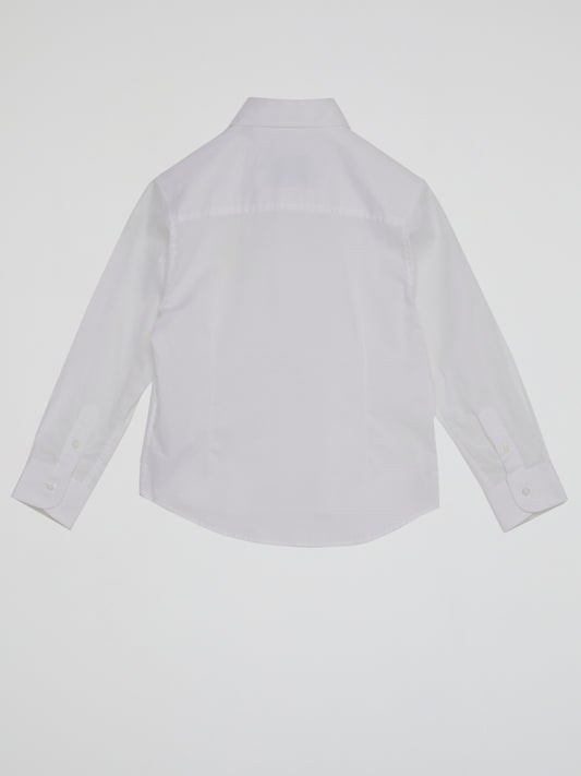 White Long Sleeve Shirt (Kids)