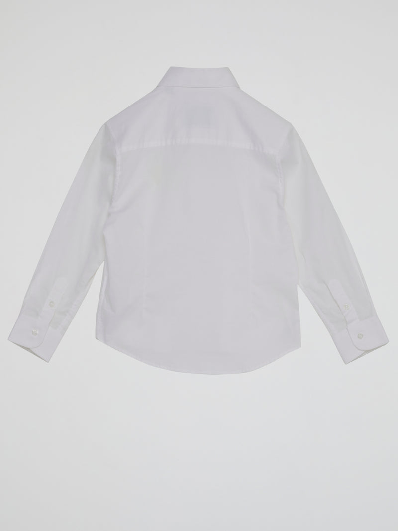 White Long Sleeve Shirt (Kids)
