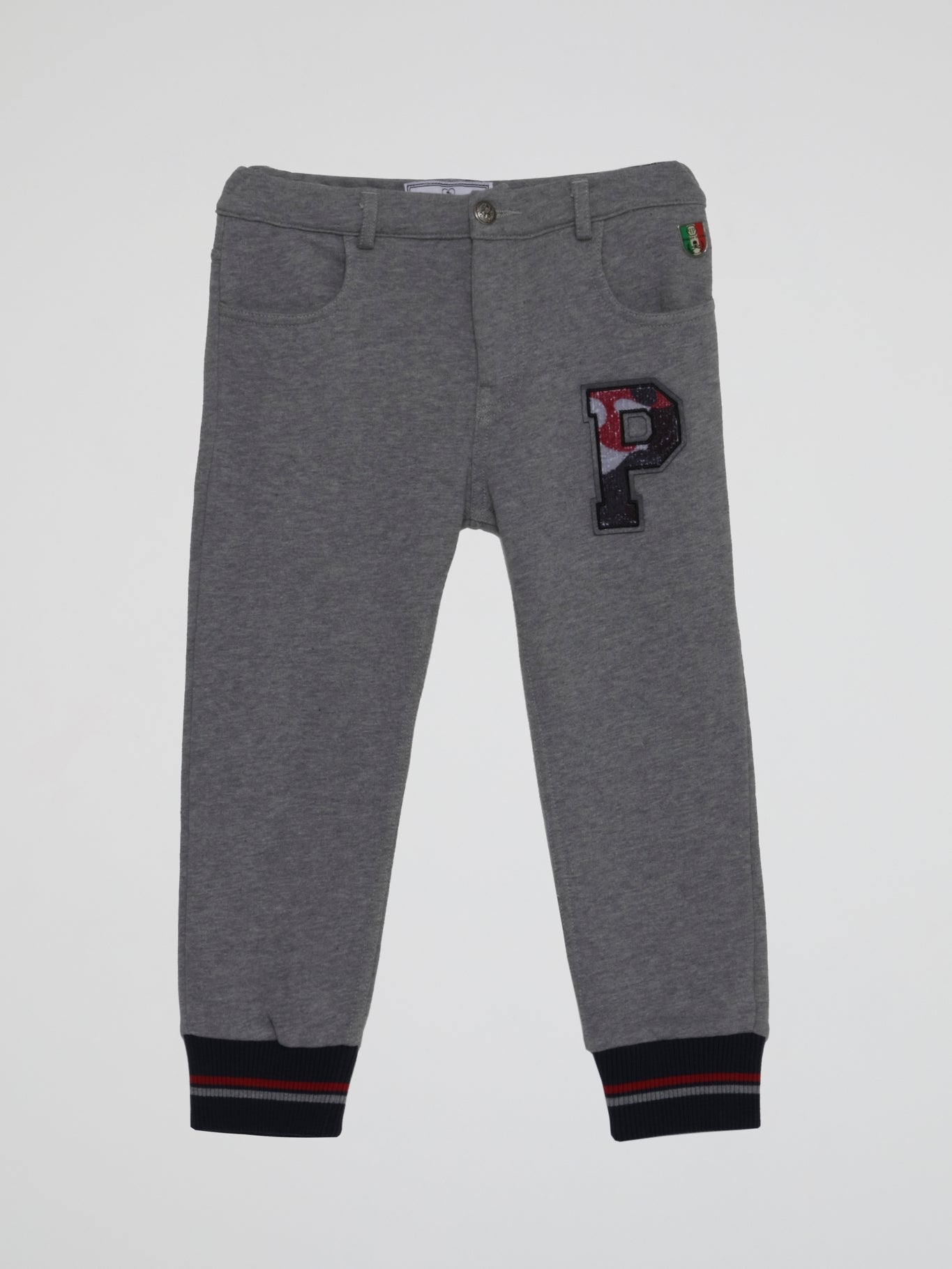 Grey Appliquéd Jogging Trousers (Kids)