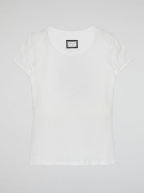 White Unicorn Print T-shirt (Kids)