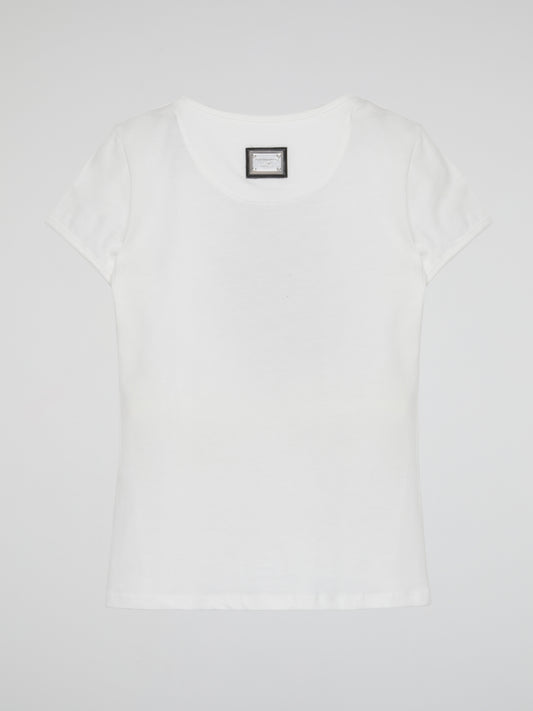 White Unicorn Print T-shirt (Kids)