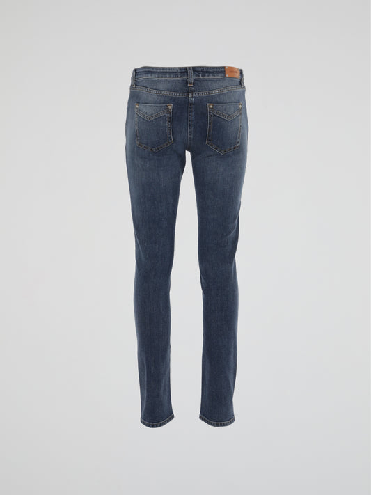 Stonewashed Skinny Jeans